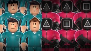 Играю в Роблокс игру кальмара