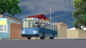 Рейс на маршруте 18 на ЗИУ-9 в игре Ташкент транспорт