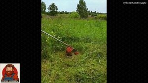 БЫСТРО КОСИТЬ высокую траву. Мой метод Иваныча