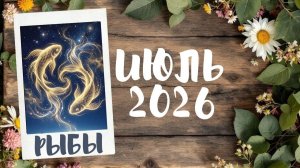 РЫБЫ ♓ ТАРО ПРОГНОЗ 🔥ИЮЛЬ 2026
