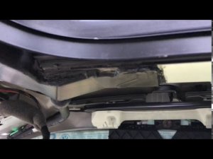 VW TOURAN панорамная крыша дала течь (часть 2 )