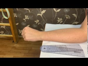 Гониометр. Сгибание в кисти I Эрготерапевт О.Вилдфанга