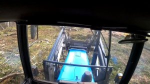 МТЗ 82.1 на ВЫВОЗКЕ ЛЕСА. Трелевка ,раскладка штабеля.