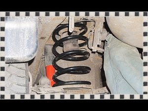 █ КАК ЗАМЕНИТЬ ЗАДНИЕ ПРУЖИНЫ ВЕРЕВКОЙ на Mitsubishi Pajero Sport. Rear springs.