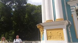 Красота Екатерининского парка. Обзор г. Пушкина с автобуса.