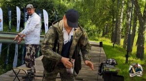 Запуск форели на лесном пруду