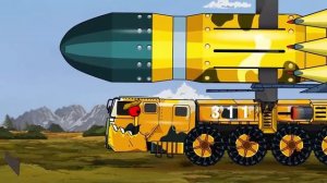 Мультфильмы Про Танки. Модульный Танковый Босс С Ракетным Армагеддоном! Мультики Для Детей И Малышей