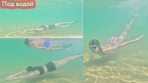 VLOG Снимаем под водой. Катя плавает как рыба