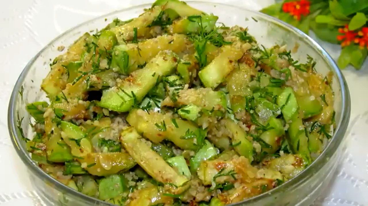 Самая вкусная ЗАКУСКА ИЗ КАБАЧКОВ! Я в восторге о неё! 15 МИНУТ и готова! смотреть онлайн