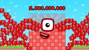 СТРОИМ ГИГАНТСКИЙ БЛОК ИЗ 1 000 000 000 ЧИСЛОБЛОКА КАТАСТРОФА