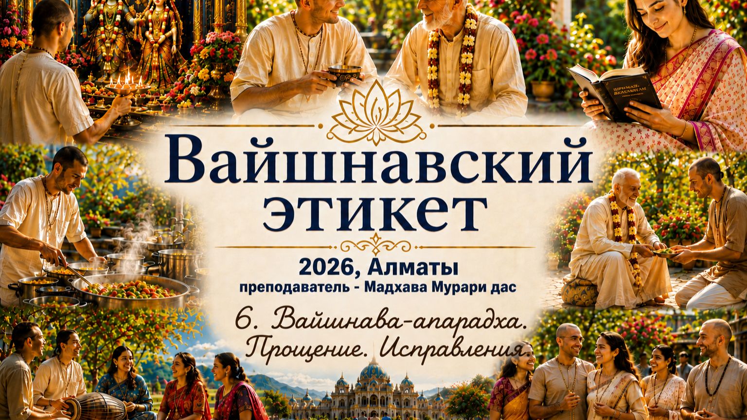 Мадхава Мурари дас - 06- Вайшнава-апарадха, прощение, исправления - 27.06.2026 смотреть онлайн