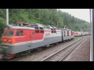 Абакан - Бискамжа - Бельсу на электропоезде. Часть 4. Лужба - Бельсу