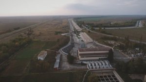 Крымъ 4К: Ночной полётъ надъ насосной станціей № 1 подъ Джанкоемъ