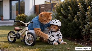 Спасибо, папа… Хоть я и продолжал падать, ты никогда не сдавался во мне 🚲🥹