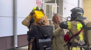 В школе города Корсаков потушили условный пожар