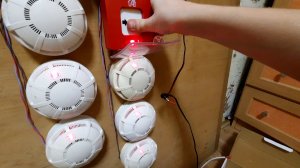 Собрал стенд для теста пожарных датчиков