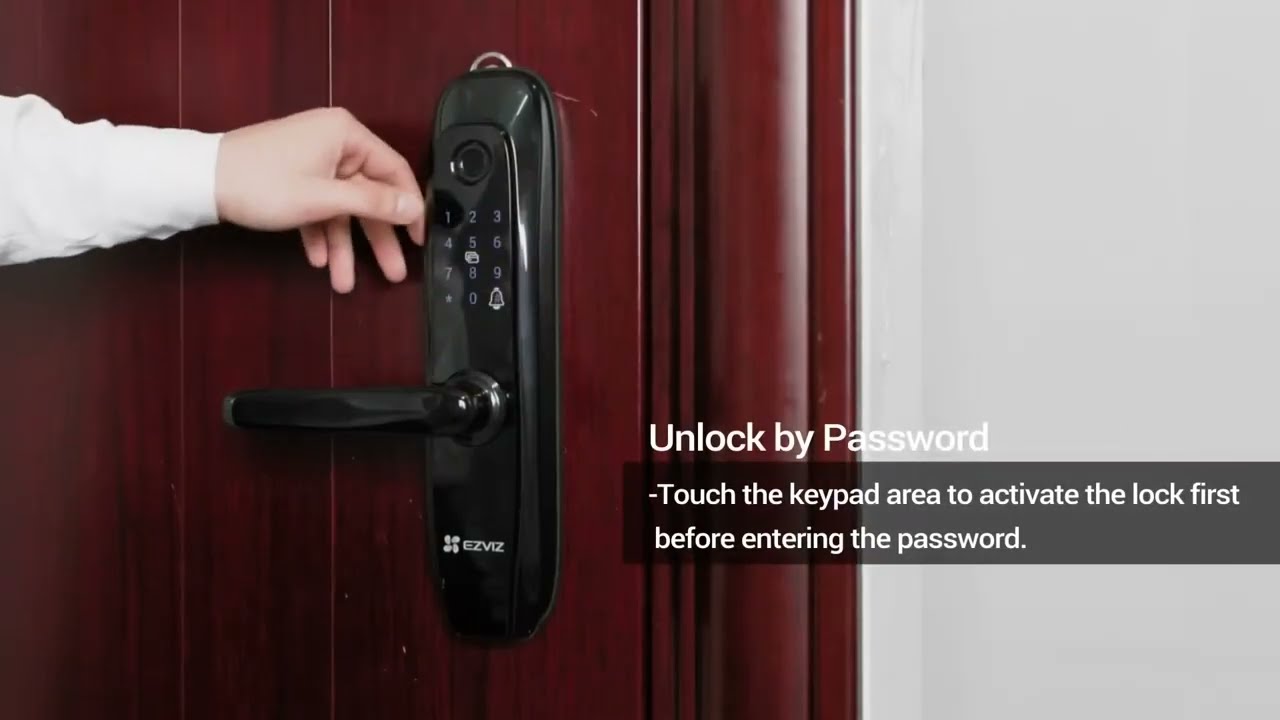 Как пользоваться умным электронным биометрическим Zigbee дверным замком EZVIZ L2S смотреть онлайн