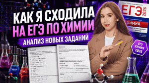 Как я сходила на ЕГЭ по химии | Анализ новых заданий | ЕГЭ по химии | Умскул