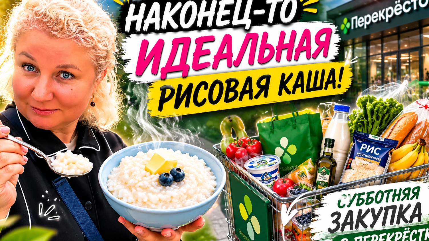 Наконец-то идеальная pисовая кaша! Суббoтняя закупка в Пepeкрёстке смотреть онлайн