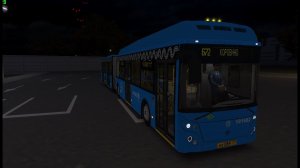 Автобус № 672 в ОМСИ 2 (до метро)