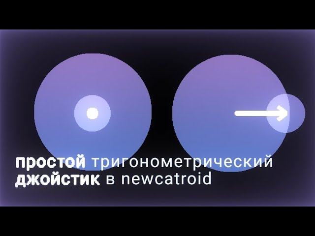 Джойстик в Newcatroid (не для покет кода)