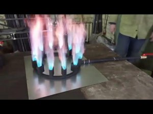 Горелка газовая, под казан, для очагов, бань.Турбо 12