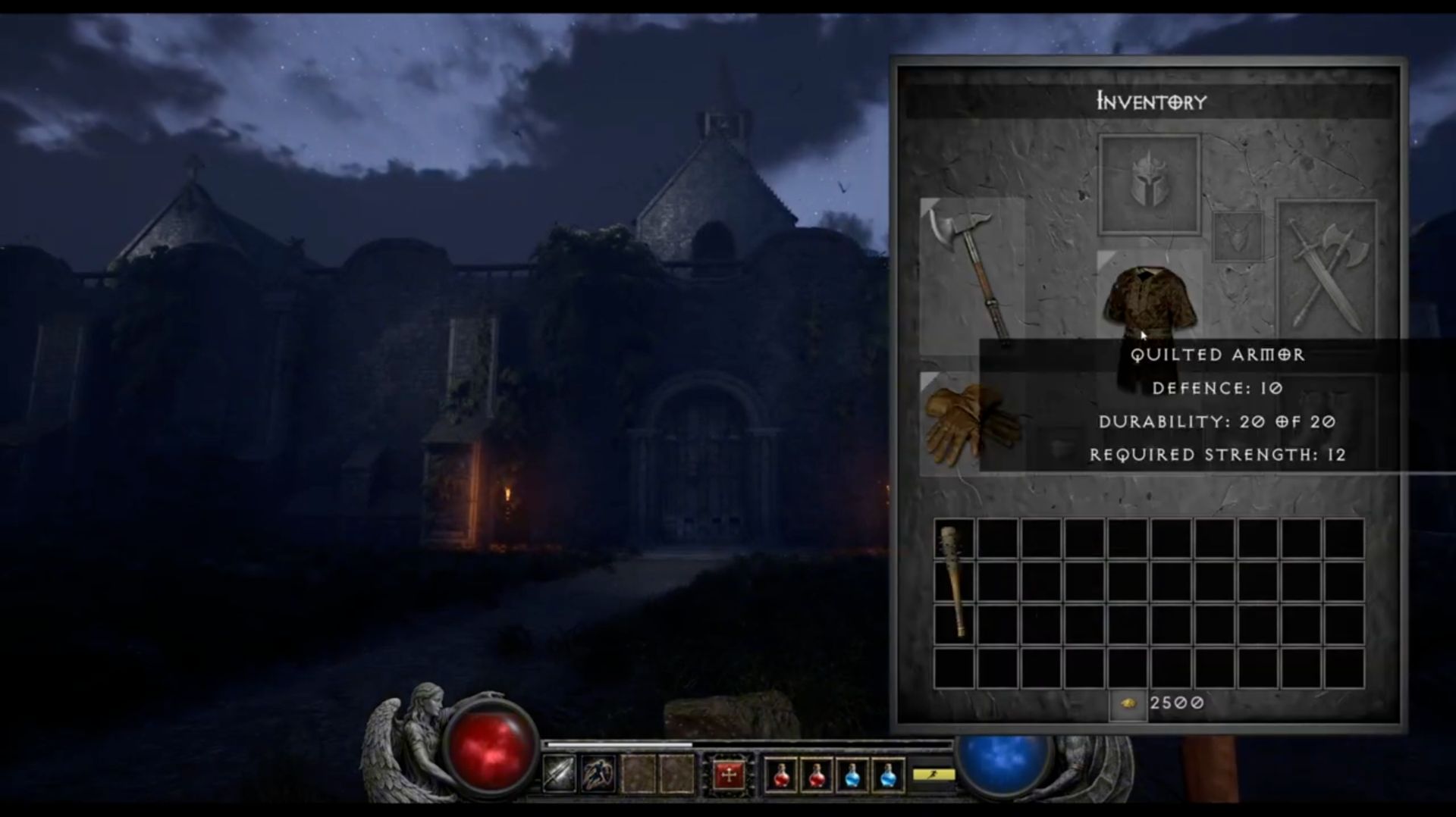Diablo 2 in First Person: Monastery Gate/Charge/Inventory