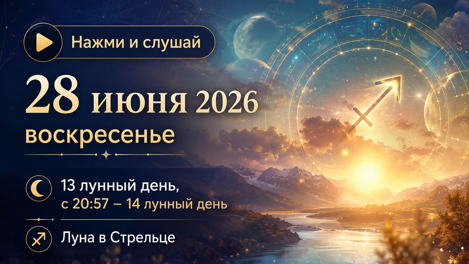 Астропрогноз на 28.06.26 смотреть онлайн