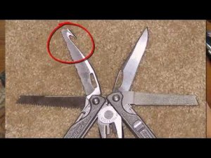 Переделка серрейторного лезвия Leatherman Surge в Charge