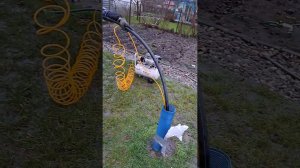 Прочистка скважины аэролифтом