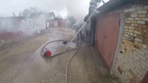 Пожар | Гаражи | 2 вызова в одном видео