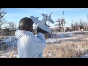 Дрон-перехватчик Елка России сбивает FPV Украины