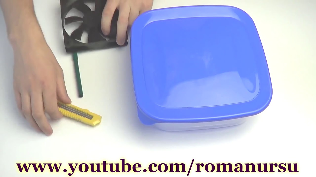 Как сделать мини кондиционер увлажнитель своими руками ∕ How to make a mini air conditioner смотреть онлайн