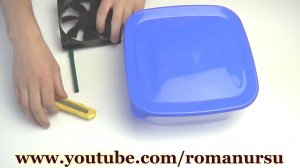 Как сделать мини кондиционер   увлажнитель своими руками ∕ How to make a mini air conditioner