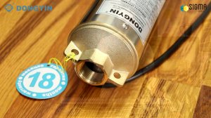 Насос глубинный центробежный 0.55кВт Hmax77м Qmax55л⁄мин Ø96мм 45м кабеля AQUATICA DONGYIN (777446)