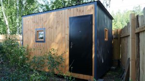 Каркасная баня 10 м² (4х2.5м)