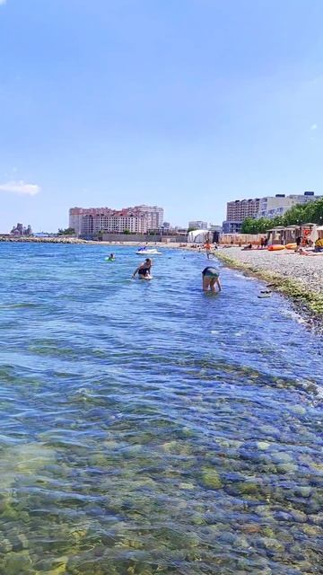 Новороссийск температура воды в море сегодня #юг #краснодарскийкрай