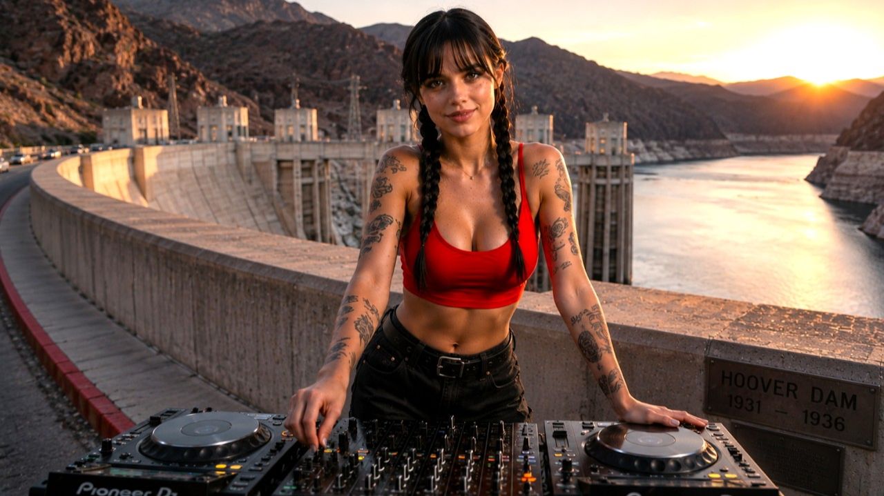 Melodic Dark Tech House DJ Set at the Hoover Dam смотреть онлайн