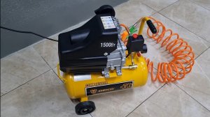 Воздушный масляный компрессор DEKO на 24 л. с OZON за 260 BYN. Обзор и тест работы.