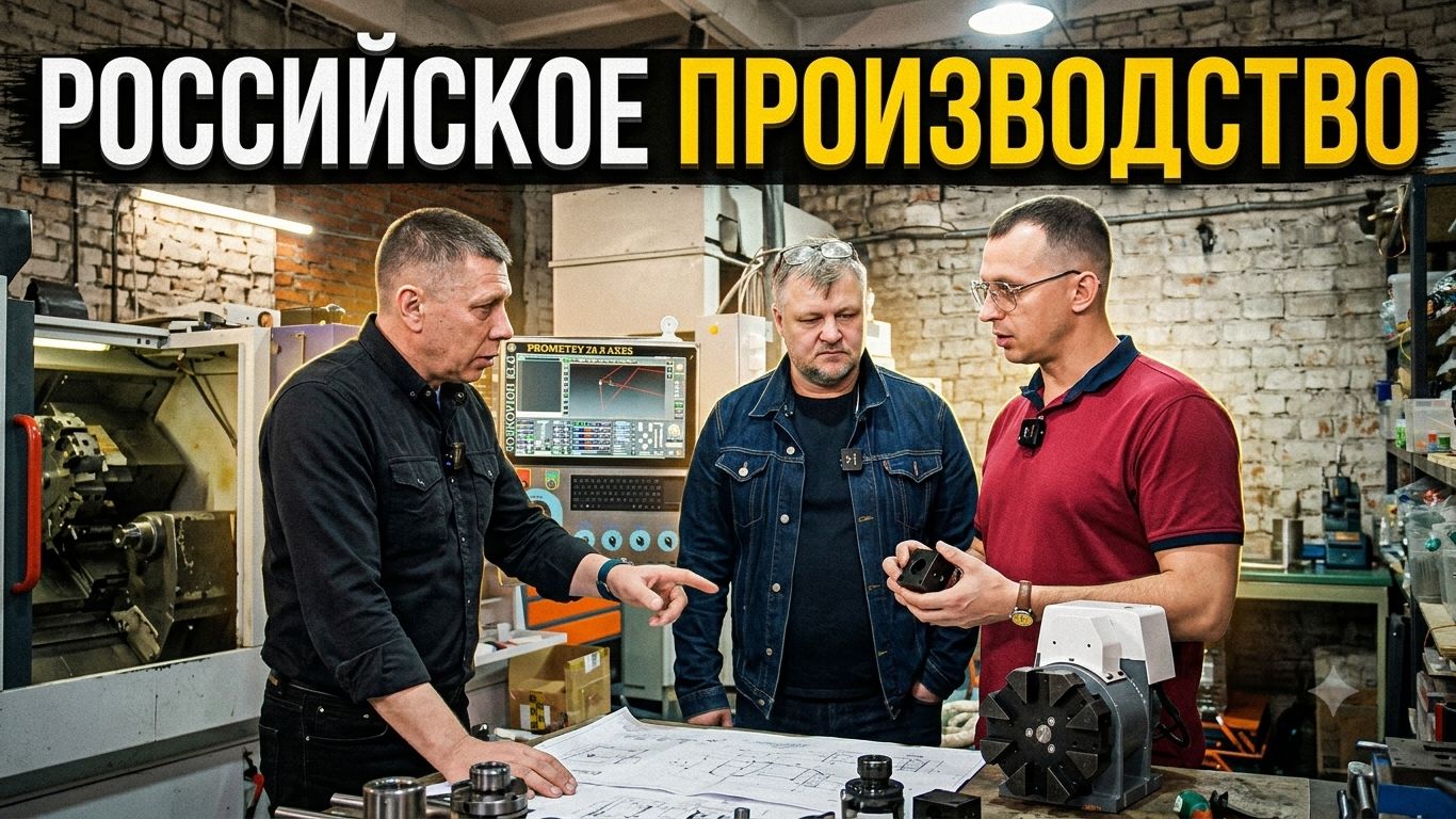 ЧПУ Прометей 2.0 и как устроена российская револьверная головка? В гостях у Собкович