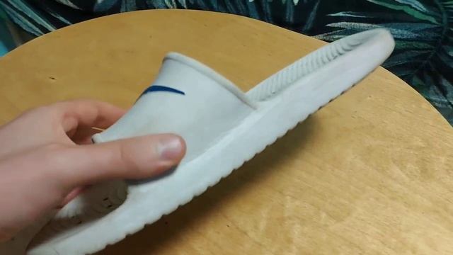 Тапки Nike белые смотреть онлайн