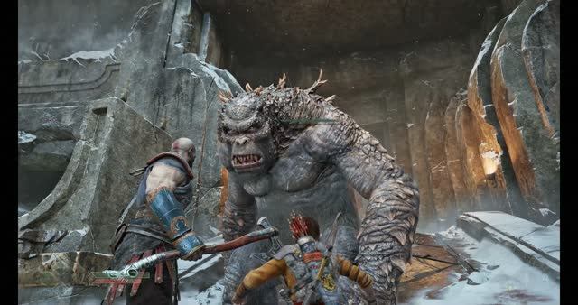 8 God of War - 2018 - предгорье - путь к горе - другой мир