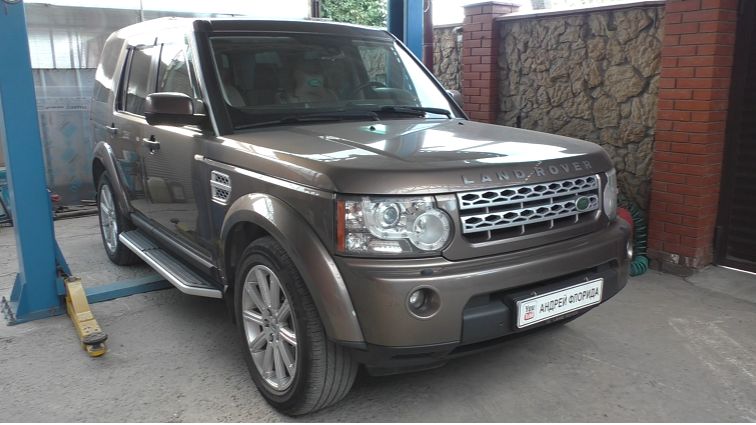 Установка велокрепления на фаркоп на Land Rover Discovery 4 Ленд Ровер Дискавери 4 2011 смотреть онлайн