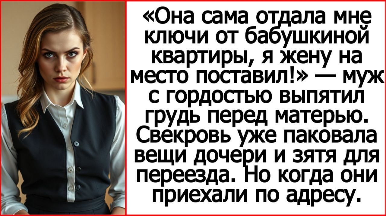 Истории из жизни. Она сама отдала мне ключи от бабушкиной квартиры. Жизненные истории. Аудиорассказ