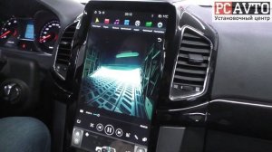 Chevrolet Captiva ТЕСЛА магнитола на Android 8 0. Обзор магнитолы на Андроиде в стиле Тесла