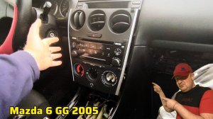 Как снять магнитолу mazda 6 gg 2005 года 1.8 бензин. Mazda 6 GG ремонт.