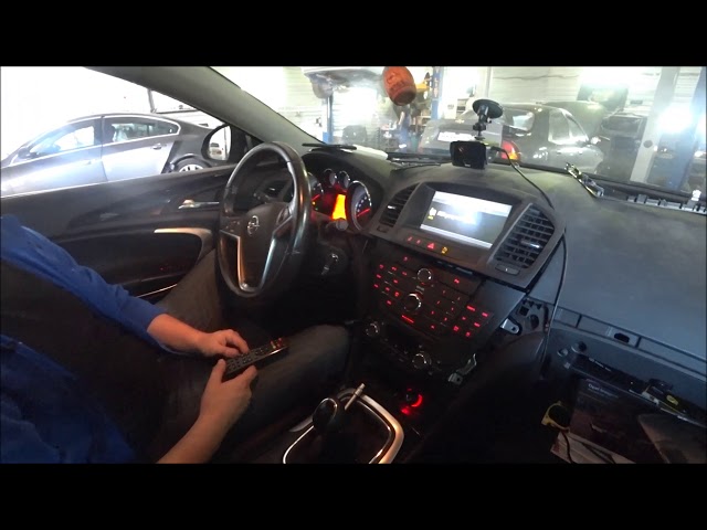 Установка TV тюнера в Opel insignia. смотреть онлайн