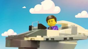 Лего Выживание на необитаемом острове Битва с белой акулой 🦈 LEGO мультфильм