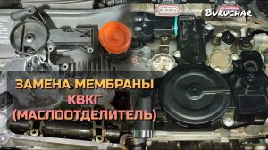 Замена мембраны маслоотделителя КВКГ Passat B6 B7 CC Tiguan Audi A4 A6 Golf  Skoda Octavia Superb