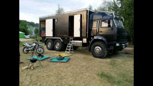 Подборка автодомов на базе автомобилей КамАЗ. Автомобильные приколы.